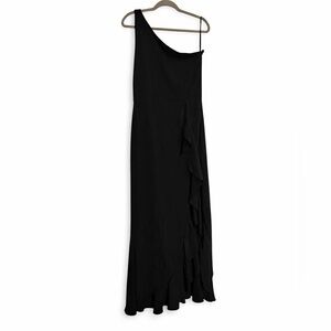 Elegant Black One-Shoulder Dress